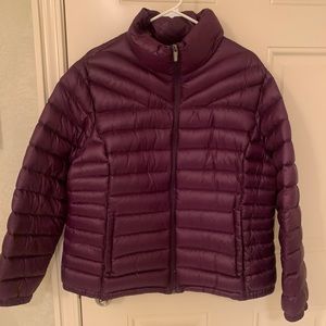 Puffer Winter Jacket - Eggplant (never worn!)